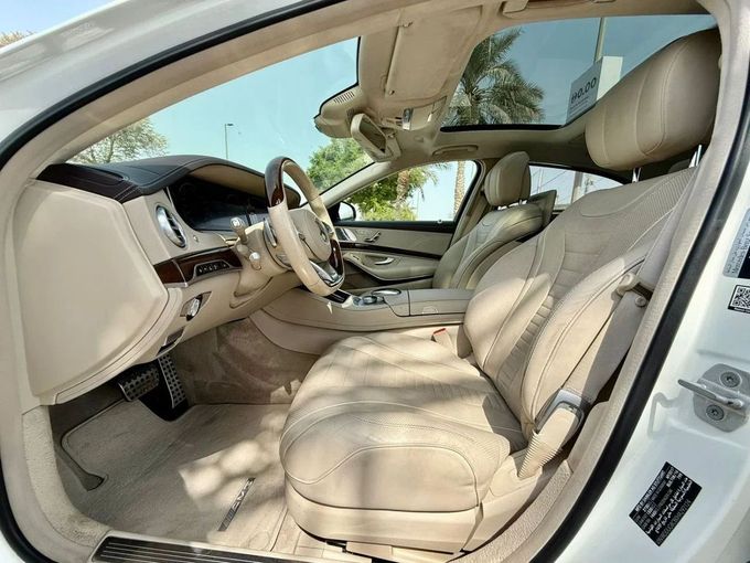 Подержанный Mercedes-Benz S-Class 500 VI (W222, C217), 4.7 л, 2017 в Дубае от Ideal Cars LLC Белый цвет. GCC | AUTO.AE