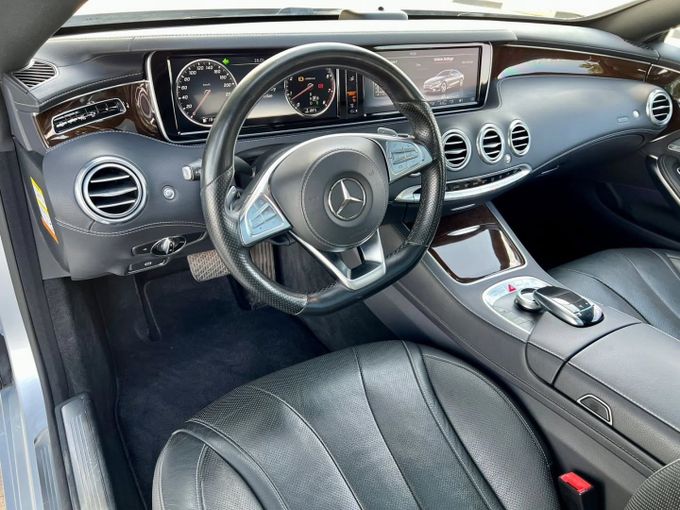 Подержанный Mercedes-Benz S-Class 400 VI (W222, C217), 3.0 л, 2016 в Дубае от Saeed Auto Серый цвет. Японская | AUTO.AE