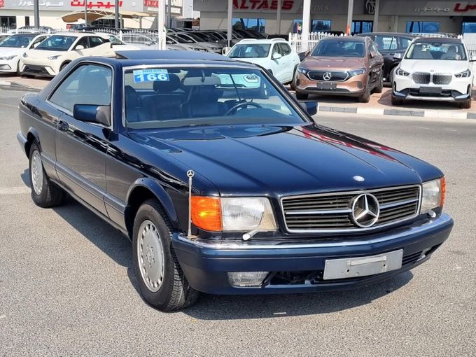 Подержанный Mercedes-Benz S-Class 560 II (W126) Рестайлинг, 5.5 л, 1990 в Дубае от Saeed Auto Тёмно-синий цвет. Японская | AUTO.AE