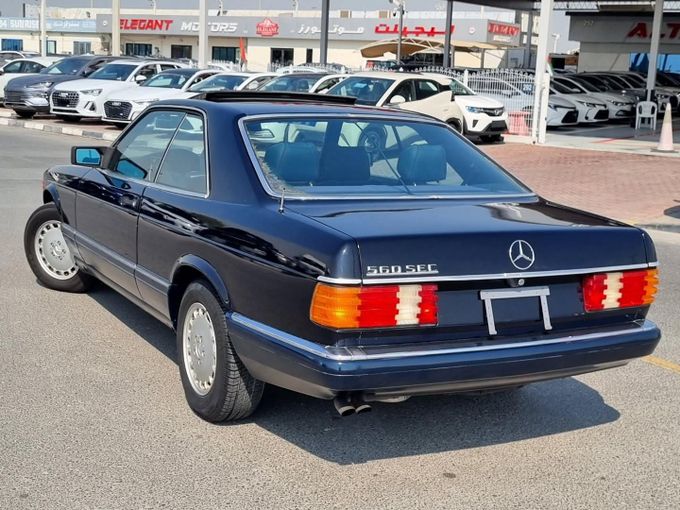Подержанный Mercedes-Benz S-Class 560 II (W126) Рестайлинг, 5.5 л, 1990 в Дубае от Saeed Auto Тёмно-синий цвет. Японская | AUTO.AE