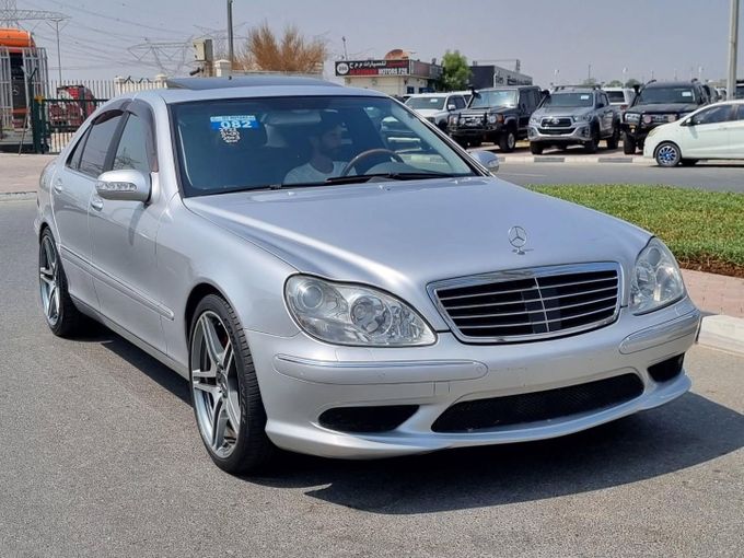 Used Mercedes-Benz S-Class 430 IV (W220) Facelift, 4.3 l, 2003 in Dubai by Saeed Auto, Silver color. Japanese Specs | AUTO.AE