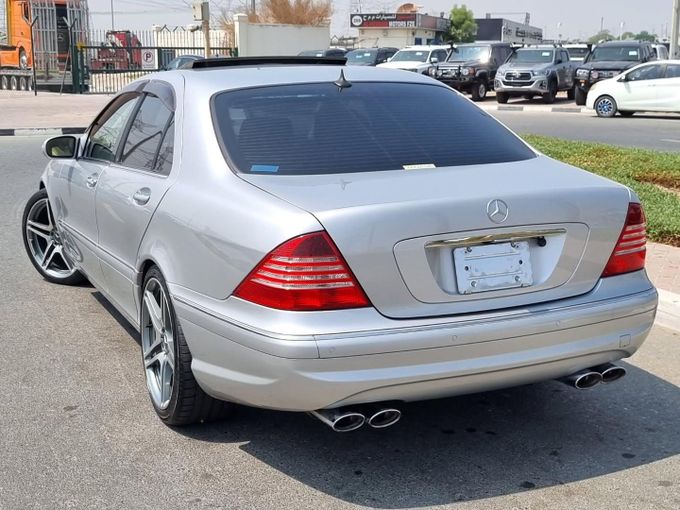Used Mercedes-Benz S-Class 430 IV (W220) Facelift, 4.3 l, 2003 in Dubai by Saeed Auto, Silver color. Japanese Specs | AUTO.AE