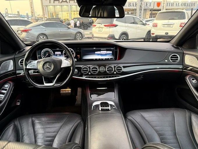 Used Mercedes-Benz S-Class 500 Long VI (W222, C217) Facelift, 3.0 l, 2017 in Dubai by Shamil Motors, Black color. Japanese Specs | AUTO.AE