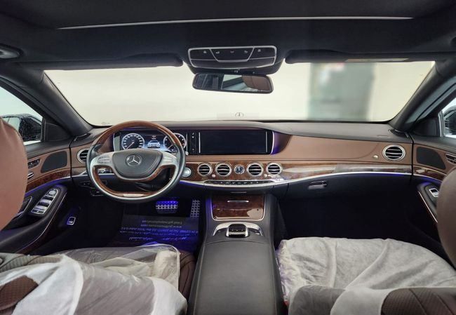 Подержанный Mercedes-Benz S-Class 400 Long VI (W222, C217), 3.0 л, 2015 в Дубае от Gulf Motors Черный цвет. GCC | AUTO.AE