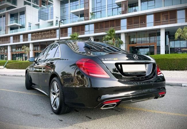 Подержанный Mercedes-Benz S-Class 400 VI (W222, C217), 3.5 л, 2017 в Дубае от Al Faisal Motors Черный цвет. Японская | AUTO.AE