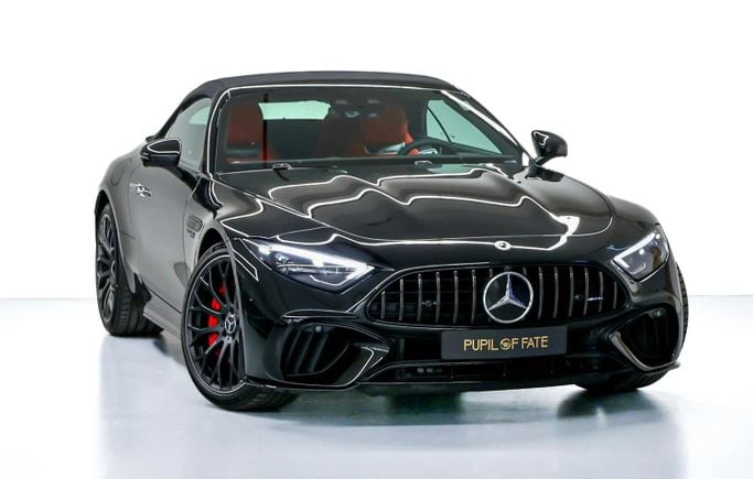 Новый Mercedes-Benz SL-Class AMG 55 AMG IV (R232), 4.0 л, 2023 в Дубае от PUPIL OF FATE MOTORS Черный цвет. GCC | AUTO.AE