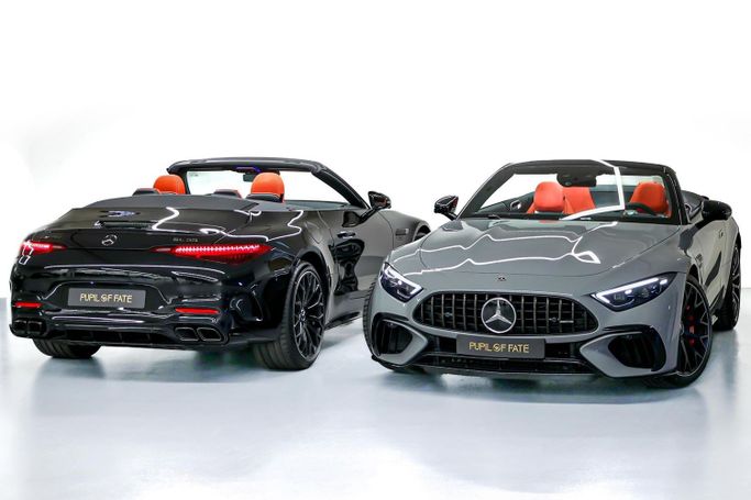 Новый Mercedes-Benz SL-Class AMG 55 AMG IV (R232), 4.0 л, 2023 в Дубае от PUPIL OF FATE MOTORS Черный цвет. GCC | AUTO.AE