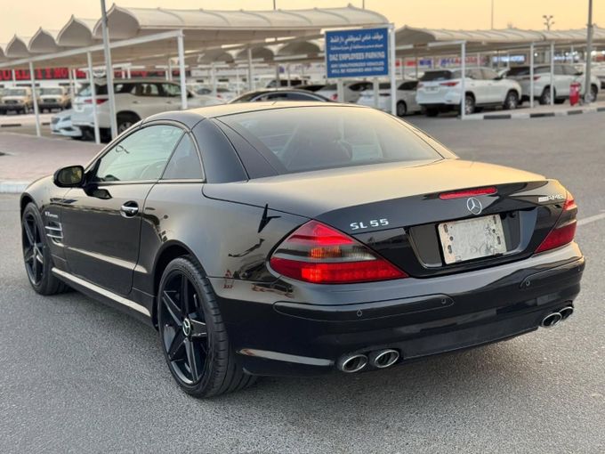 Подержанный Mercedes-Benz SL-Class AMG 55 AMG II (R230), 5.4 л, 2003 в Дубае от Saeed Auto Черный цвет. Японская | AUTO.AE