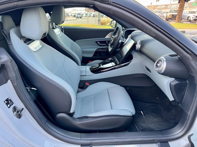 Used Mercedes-Benz SL-Class AMG 43 AMG IV (R232), 2.0 l, 2023 in Dubai by Saeed Auto, Grey color. Japanese Specs | AUTO.AE
