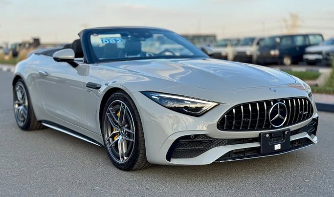 Used Mercedes-Benz SL-Class AMG 43 AMG IV (R232), 2.0 l, 2023 in Dubai by Saeed Auto, Grey color. Japanese Specs | AUTO.AE