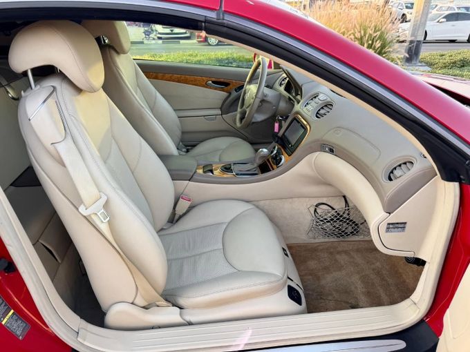 Used Mercedes-Benz SL-Class 350 Sequentronic V (R230), 3.7 l, 2004 in Dubai by Saeed Auto, Red color. Japanese Specs | AUTO.AE