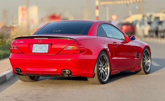 Used Mercedes-Benz SL-Class 350 Sequentronic V (R230), 3.7 l, 2004 in Dubai by Saeed Auto, Red color. Japanese Specs | AUTO.AE