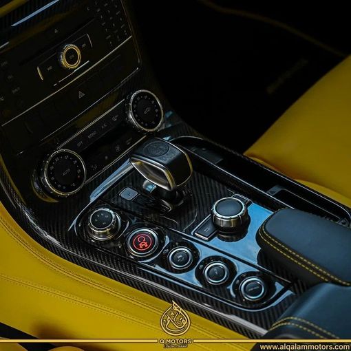 Used Mercedes-Benz SLS AMG Black Series, 6.2 l, 2014 in Dubai by Q Motors, Yellow color. GCC Specs | AUTO.AE