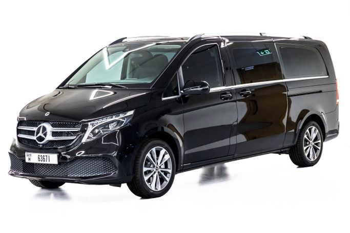 Mercedes-Benz V-Class III (W447), 2024 минивэн xl бизнес класса в Дубае от POF RENTAL черный цвет | AUTO.AE