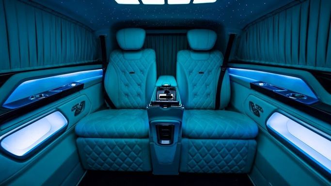 New Mercedes-Benz V-Class 250 III (W447) Facelift, 2.0 l, 2023 in Dubai by Al Ain Class Motors, Grey color. GCC Specs | AUTO.AE
