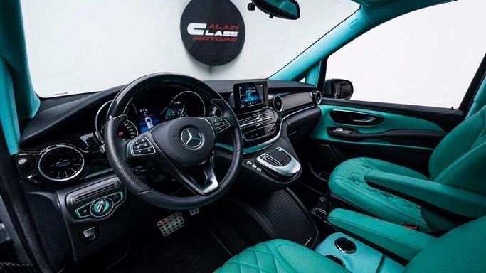 New Mercedes-Benz V-Class 250 III (W447) Facelift, 2.0 l, 2023 in Dubai by Al Ain Class Motors, Grey color. GCC Specs | AUTO.AE