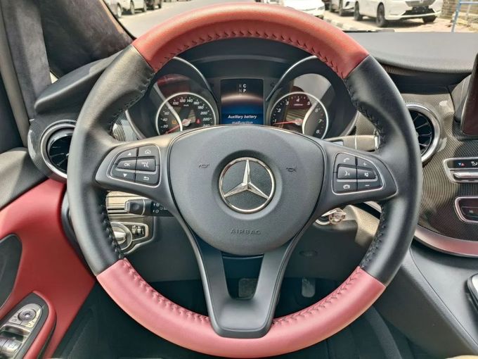 New Mercedes-Benz Vito 121 L2 III (W447), 2.0 l, 2022 in Dubai by SK Motors, Black color. GCC Specs | AUTO.AE