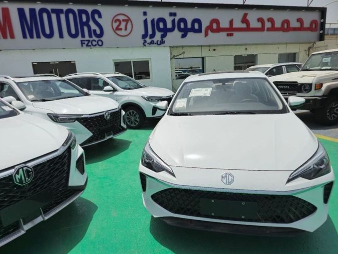 New MG 5 II Facelift, 1.5 l, 2024 in Dubai by Mohamed Hakim Motors, White color. Other | AUTO.AE
