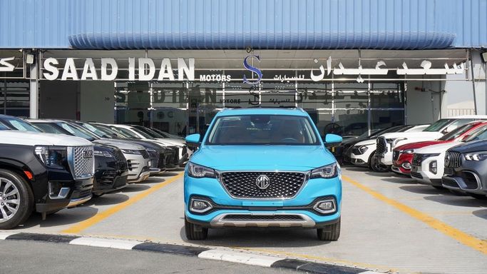 New MG HS I, 2.0 l, 2023 in Dubai by Saad Idan Motors, Light Blue color. GCC Specs | AUTO.AE