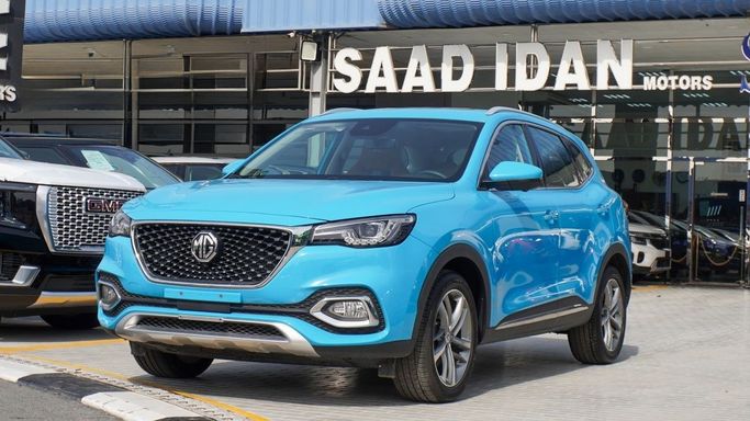 New MG HS I, 2.0 l, 2023 in Dubai by Saad Idan Motors, Light Blue color. GCC Specs | AUTO.AE