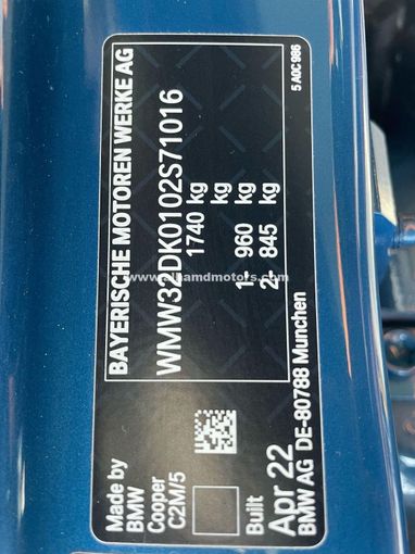 Used MINI Hatch Cooper III (F55/F56) Facelift 2, 1.5 l, 2022 in Dubai by Alhamd Motors, Blue color. Other | AUTO.AE