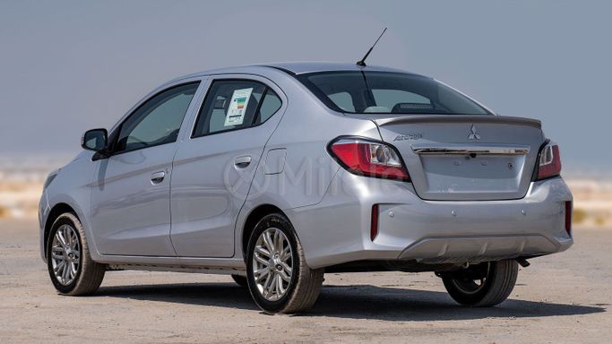 New Mitsubishi Attrage I Facelift, 1.2 l, 2024 in Dubai by Milele, Silver color. Other | AUTO.AE