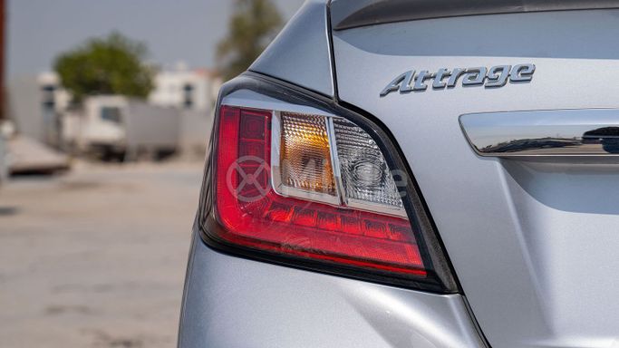New Mitsubishi Attrage I Facelift, 1.2 l, 2024 in Dubai by Milele, Silver color. Other | AUTO.AE