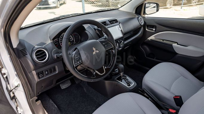 New Mitsubishi Attrage I Facelift, 1.2 l, 2024 in Dubai by Milele, Silver color. Other | AUTO.AE