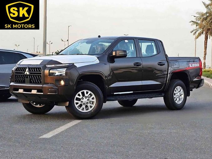 New Mitsubishi L200 VI, 2.4 l, 2024 in Dubai by SK Motors, Brown color. GCC Specs | AUTO.AE