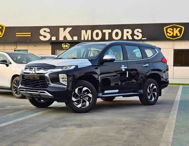 New Mitsubishi Montero Sport III Facelift, 3.0 l, 2025 in Dubai by SK Motors, Black color. GCC Specs | AUTO.AE
