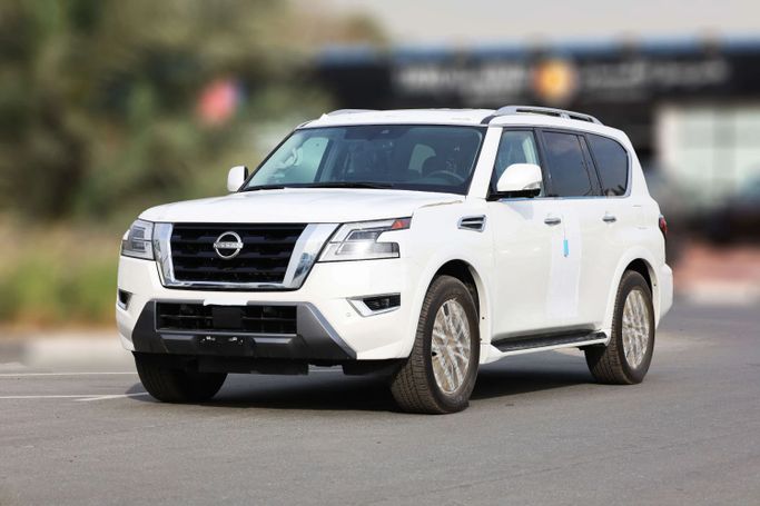 Новый Nissan Armada II Рестайлинг, 5.6 л, 2024 в Дубае от JES Motors Белый цвет. Американская | AUTO.AE