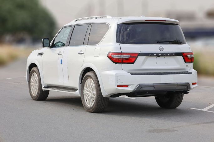 Новый Nissan Armada II Рестайлинг, 5.6 л, 2024 в Дубае от JES Motors Белый цвет. Американская | AUTO.AE