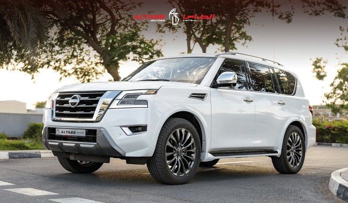 New Nissan Armada II Facelift, 5.6 l, 2024 in Dubai by Altass Motors, Brown color.  | AUTO.AE