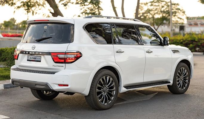 New Nissan Armada II Facelift, 5.6 l, 2024 in Dubai by Altass Motors, Brown color.  | AUTO.AE