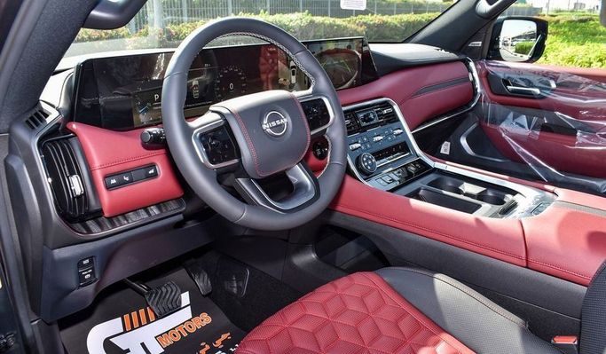 New Nissan Patrol VII (Y63), 3.5 l, 2025 in Dubai by Najem Motors, Grey color. GCC Specs | AUTO.AE