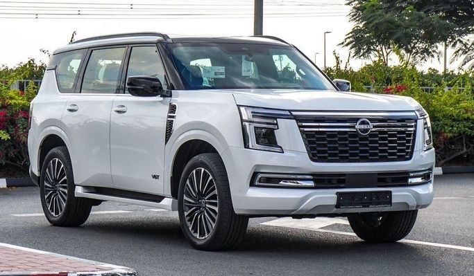 Новый Nissan Patrol VII (Y63), 3.8 л, 2025 в Дубае от Najem Motors Белый цвет. GCC | AUTO.AE