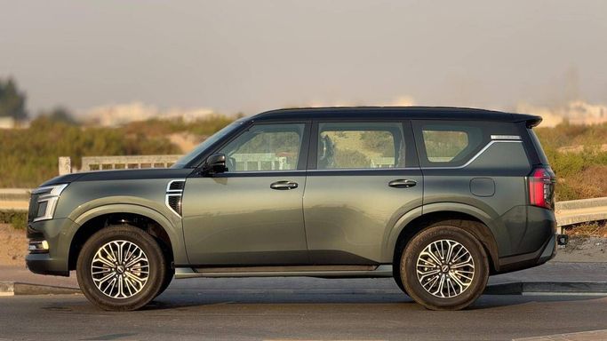 New Nissan Patrol VII (Y63), 3.8 l, 2026 in Dubai by MENAMOTORS, Green color. GCC Specs | AUTO.AE
