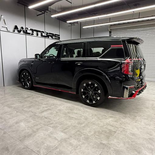 New Nissan Patrol VII (Y63), 3.5 l, 2026 in Dubai by AAA Motors, Black color. GCC Specs | AUTO.AE