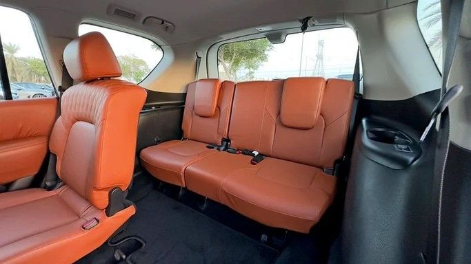 Used Nissan Patrol VI (Y62) Facelift 2, 4.0 l, 2023 in Dubai by Q Motors, Black color. GCC Specs | AUTO.AE