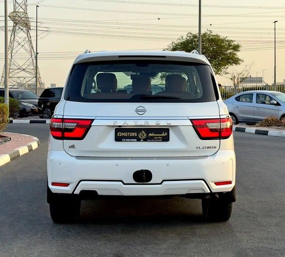 Used Nissan Patrol VI (Y62) Facelift 2, 5.6 l, 2024 in Dubai by Q Motors, White color. GCC Specs | AUTO.AE