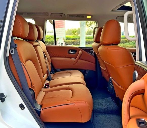 Used Nissan Patrol VI (Y62), 5.6 l, 2012 in Dubai by Q Motors, White color. GCC Specs | AUTO.AE