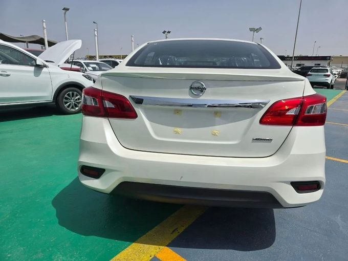 New Nissan Sunny N18 Facelift, 1.6 l, 2024 in Dubai by Mohamed Hakim Motors, White color. Chinese Specs | AUTO.AE