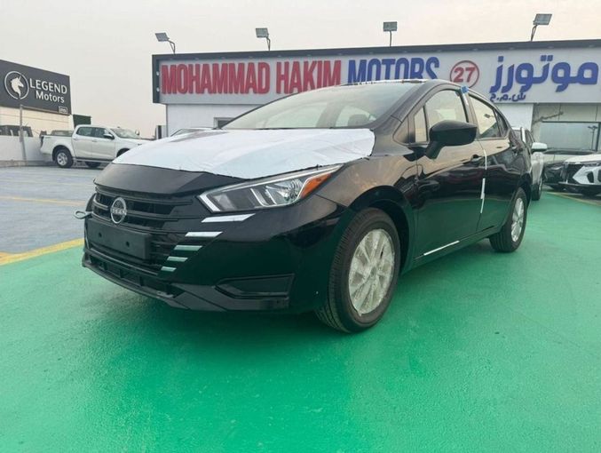 New Nissan Sunny N18 Facelift, 1.6 l, 2024 in Dubai by Mohamed Hakim Motors, Black color. GCC Specs | AUTO.AE