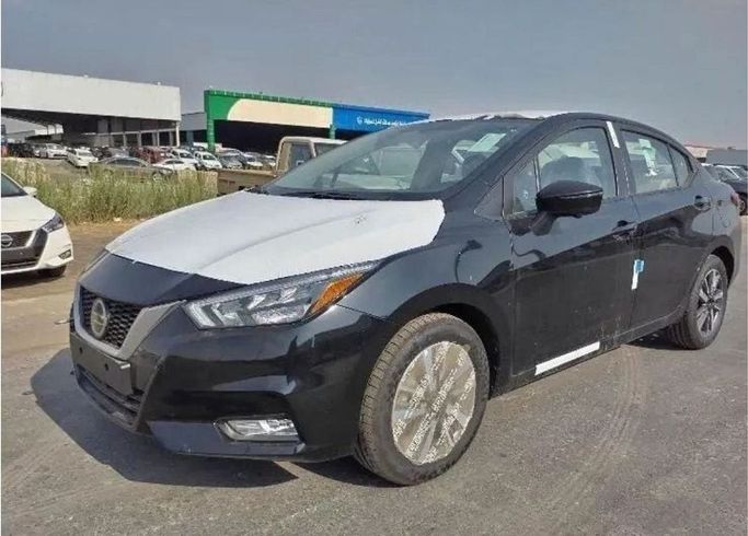 New Nissan Sunny N18 Facelift, 1.6 l, 2023 in Dubai by Mohamed Hakim Motors, White color. GCC Specs | AUTO.AE