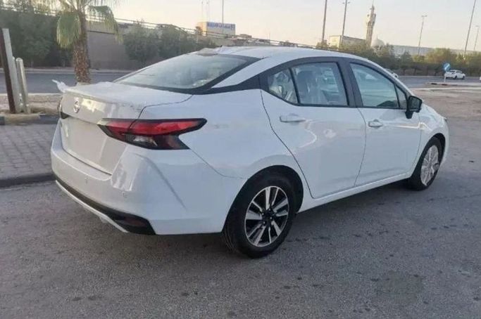 New Nissan Sunny N18 Facelift, 1.6 l, 2023 in Dubai by Mohamed Hakim Motors, White color. GCC Specs | AUTO.AE