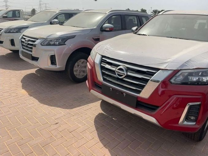 New Nissan X-Terra, 2.5 l, 2023 in Dubai by Mohamed Hakim Motors, Red color. GCC Specs | AUTO.AE