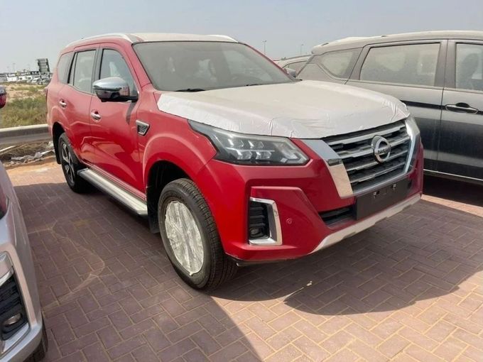 New Nissan X-Terra, 2.5 l, 2023 in Dubai by Mohamed Hakim Motors, Red color. GCC Specs | AUTO.AE