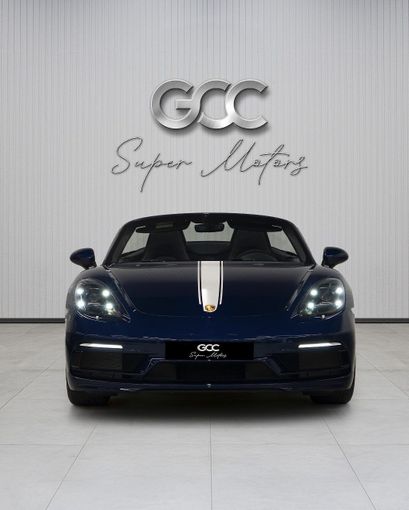 Новый Porsche 718 Spyder Black Badge I (982), 4.0 л, 2024 в Дубае от GCC Super Motors Тёмно-синий цвет. GCC | AUTO.AE