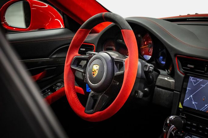 Новый Porsche 911 GT2 991, 3.8 л, 2018 в Дубае от PUPIL OF FATE MOTORS Красный цвет. GCC | AUTO.AE
