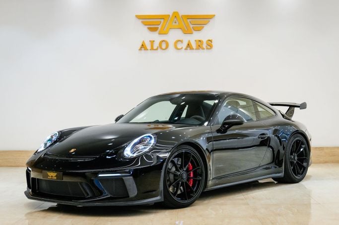 مستعمل Porsche 911 GT3 991 تجميل الوجه, 4.0 لتر, 2018 في في دبي من ALO CARS USED CARS LLC، اللون أسود. مواصفات الخليج | AUTO.AE